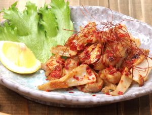 軟骨のガーリックバター焼き