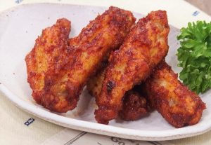手羽中の唐辛子唐揚げ