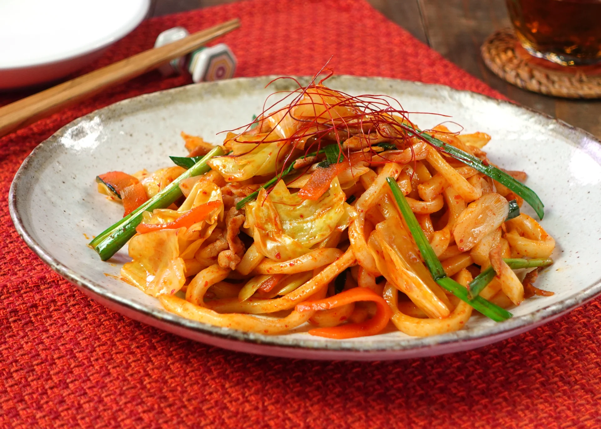 旨辛好き必見！韓国風焼きうどん