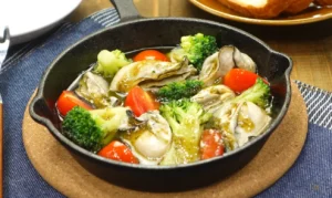 牡蠣のオイル煮 山椒風味