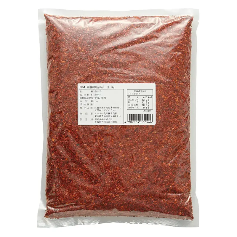 6254韓国料理用唐がらし(荒挽き)1㎏