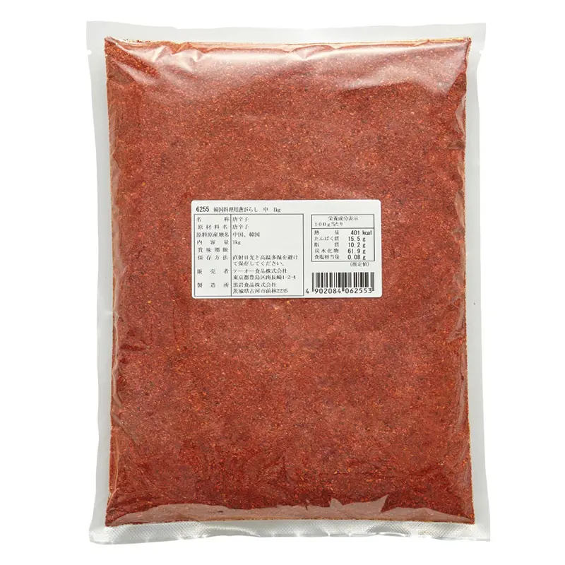 6255韓国料理用唐がらし(中挽き)1㎏