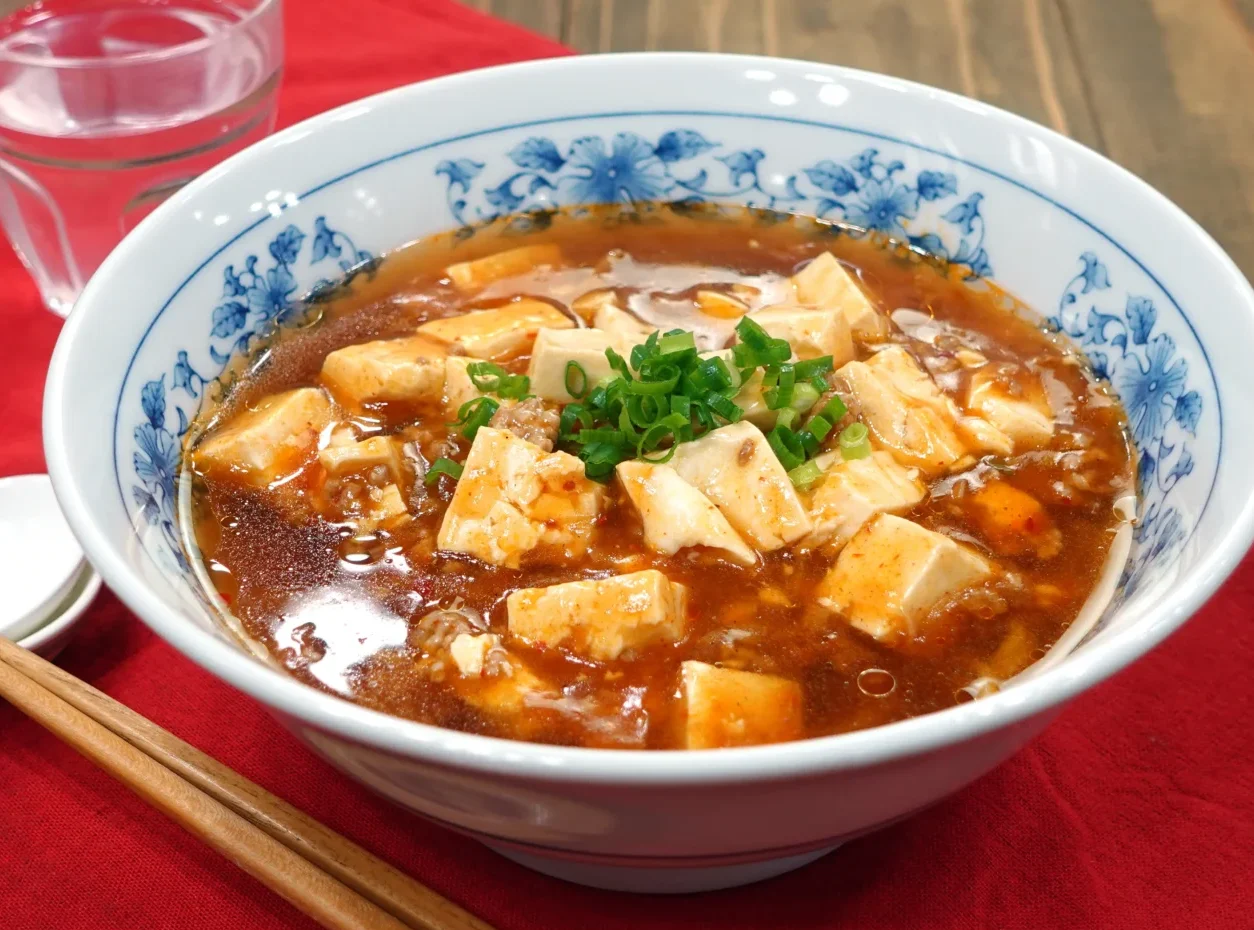 ピリ辛麻婆ラーメンの簡単レシピと作り方写真