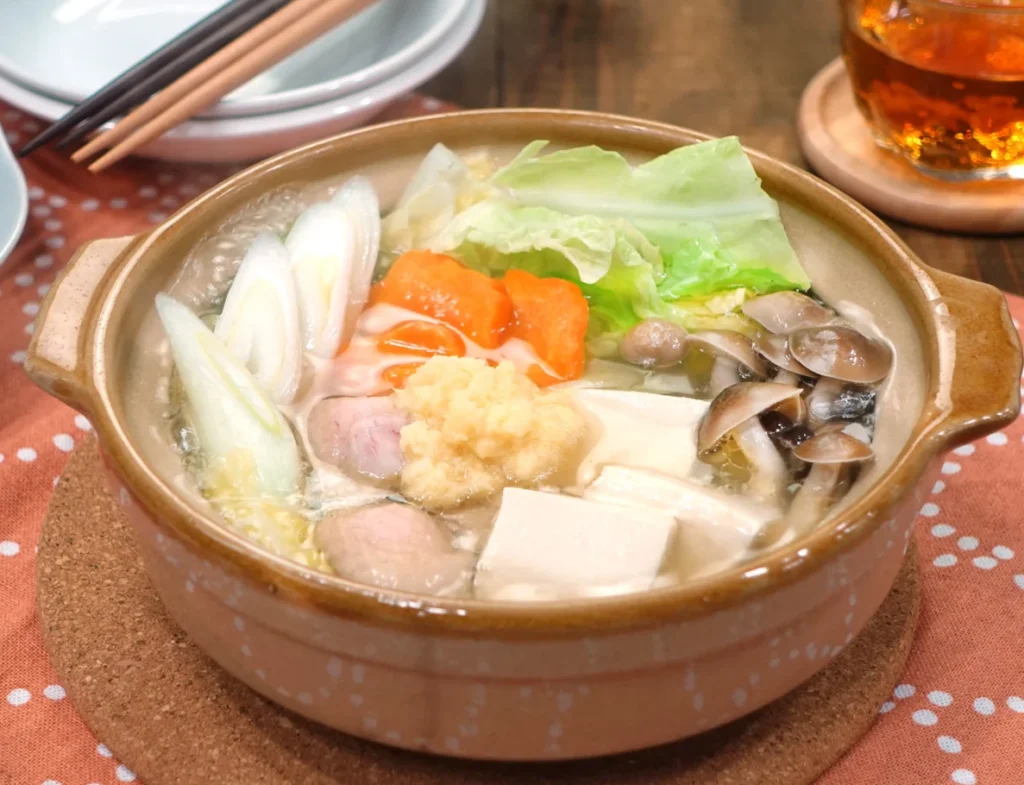 体ポカポカしょうが鍋
