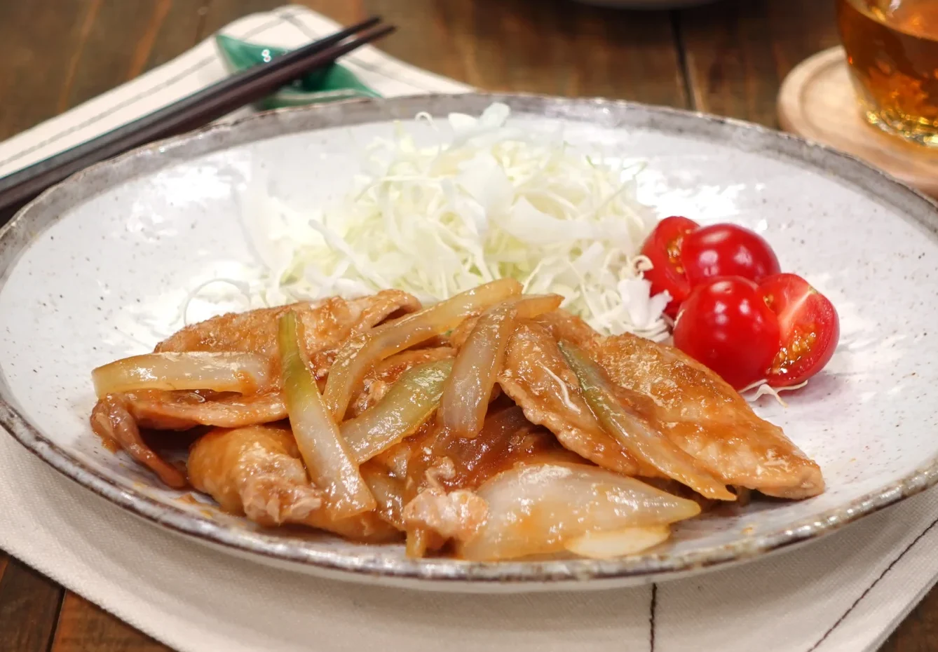 ご飯が進む豚のしょうが焼き　生姜の風味とジューシーな豚肉