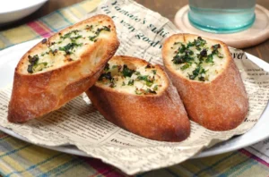 香ばしさ抜群！ガーリックトースト