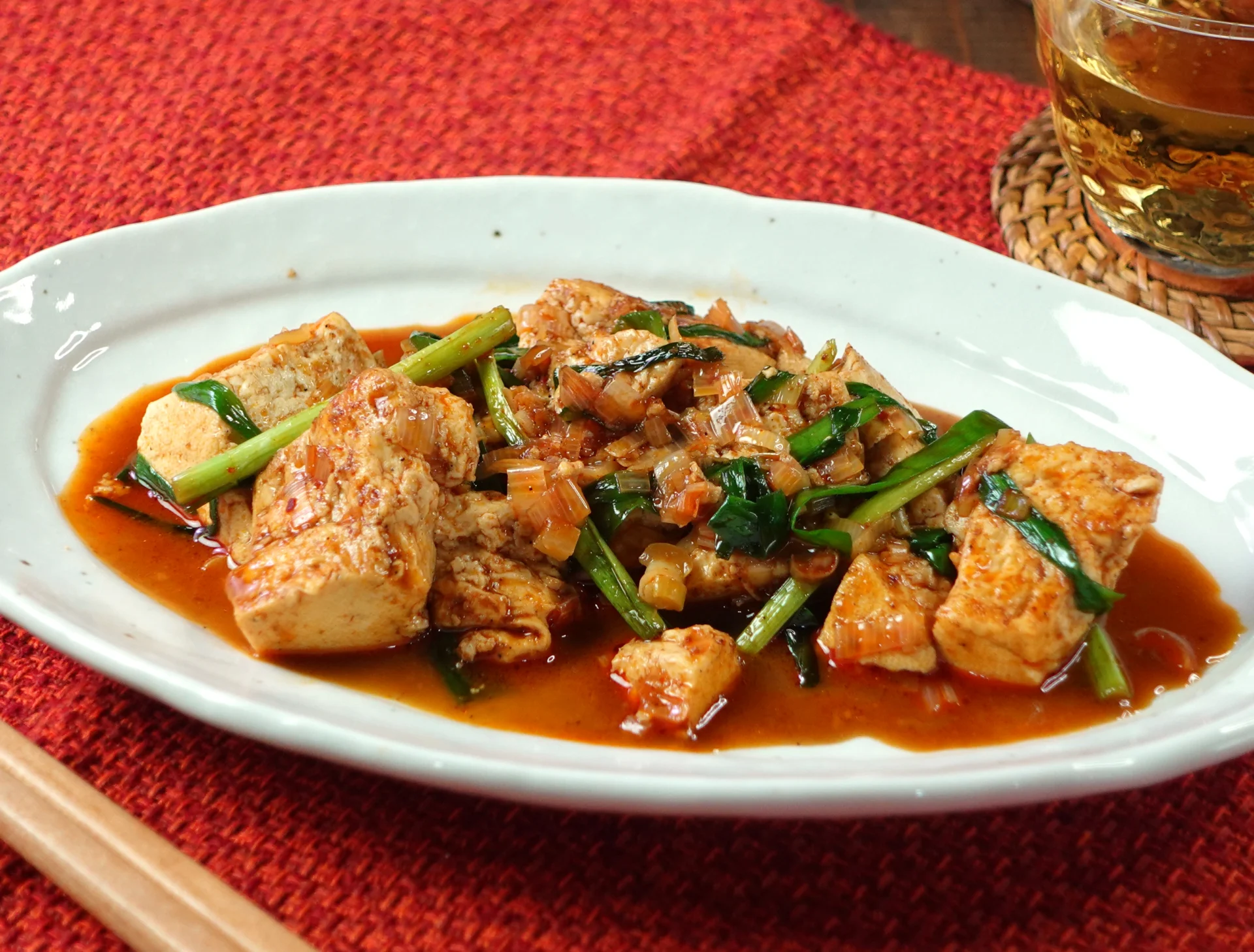 花椒香るくずし豆腐炒め