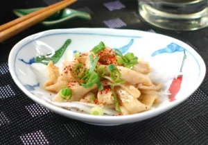 おつまみに最適！鶏皮ポン酢