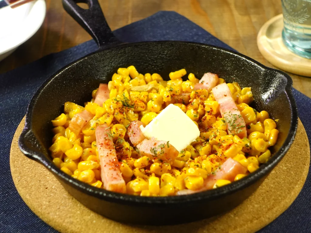 ピリッと濃厚 一味バターコーン