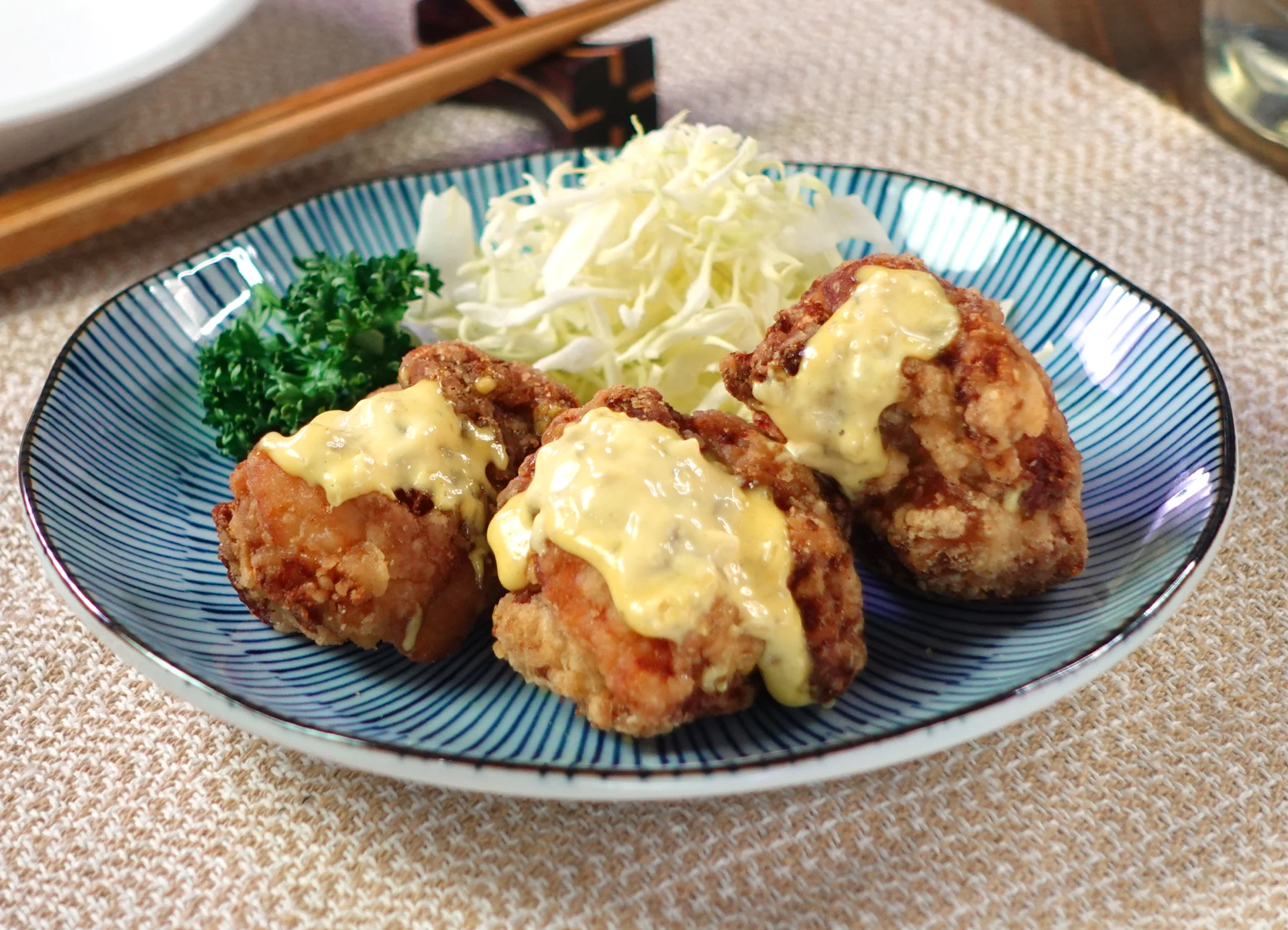 唐揚げからしマヨソース
