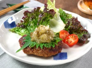 山椒おろしでさっぱり！和風ハンバーグ