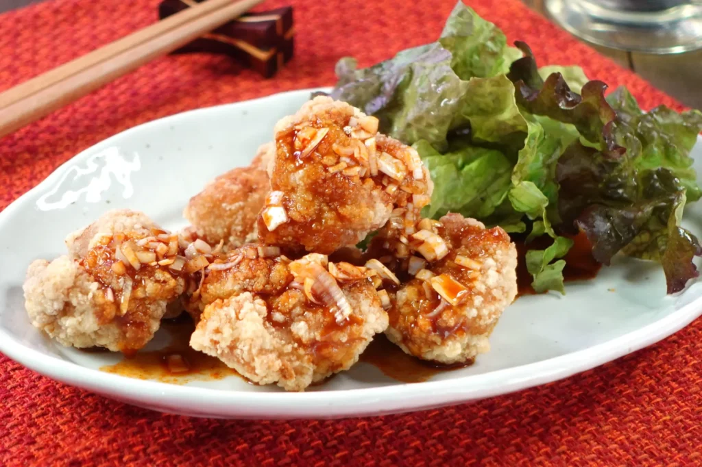 唐揚げ、油淋鶏、甘酢、シビ辛